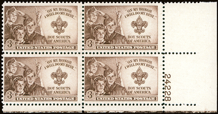 1950 Plate Blocks