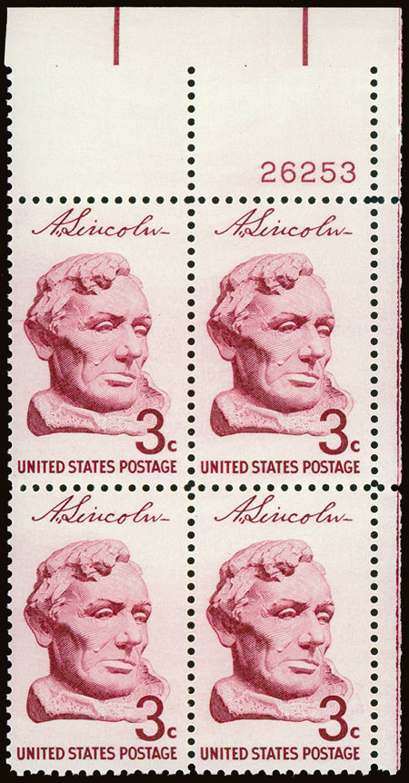 1958 Plate Blocks