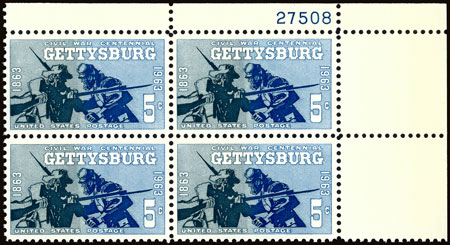 1961 Plate Blocks