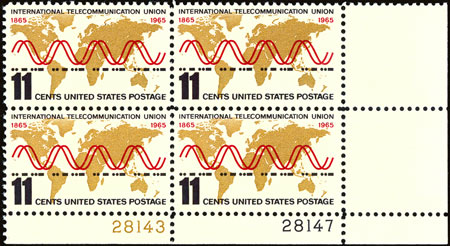 1965 Plate Blocks
