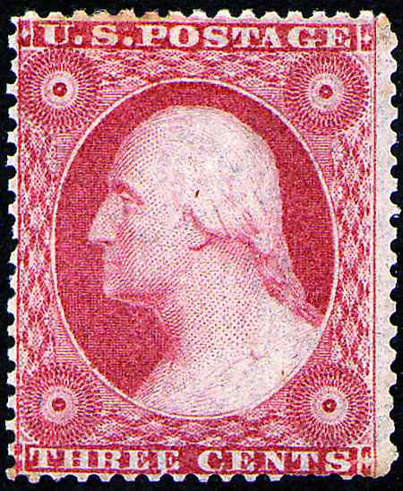 1857-1861 First Perforated Stamps  #18-39