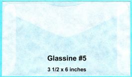 Glassine Envelopes - #5 Size - per 100