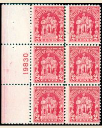 #680 - 2¢ Fallen Timbers Battle: Plate Block