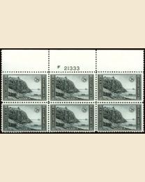 #746 - 7¢ Acadia: Plate Block
