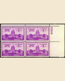 # 896 - 3¢ Idaho Statehood: plate block