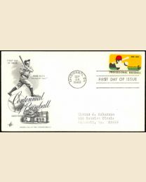 #1381- 6¢ Professional Baseball FDC