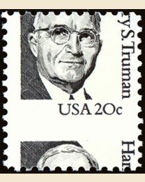 1862 20¢ Truman Misperforated Stamp Error