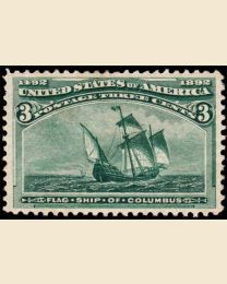 3¢ Flagship of Columbus