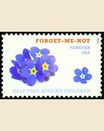 #4987 - (49¢) Forget-Me-Not Missing Children