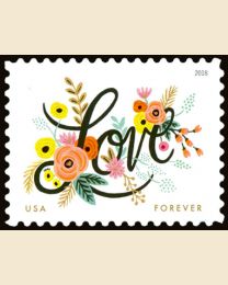 #5255 - (49¢) Love: Flowers