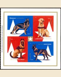 #5405S- (55¢) Military Working Dogs