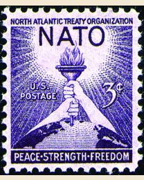 #1008 - 3¢ NATO