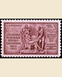 #1020 - 3¢ Louisiana Purchase