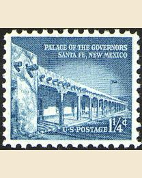 #1031A - 1 1/4¢ Palace of the Governors