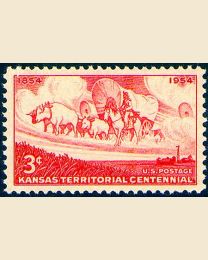 #1061 - 3¢ Kansas Territory