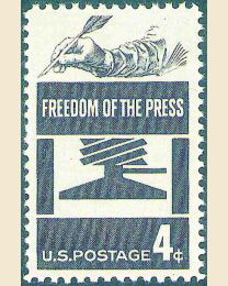 #1119 - 4¢ Freedom of the Press