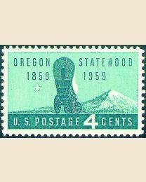 #1124 - 4¢ Oregon Statehood