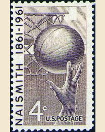 #1189 - 4¢ Naismith Basketball