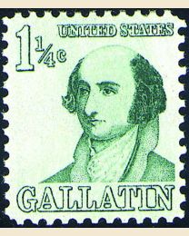 #1279 - 1 1/4¢ Albert Gallatin