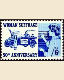 #1406 - 6¢ Woman Suffrage