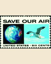 #1413 - 6¢ Globe & Seagull