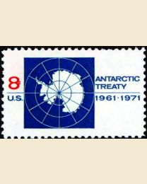 #1431 - 8¢ Antarctic Treaty