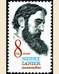 #1446 - 8¢ Sidney Lanier - Poet