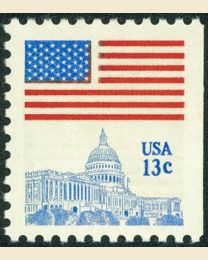 #1623 - 13¢ Flag over Capitol