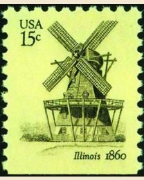 #1741 - 15¢ Windmill - Illinois