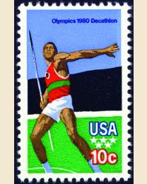 #1790 - 10¢ Olympics Javelin Throw