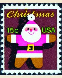 #1800 - 15¢ Santa Ornament