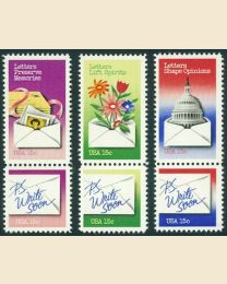 #1805S - 15¢ Letter Writing