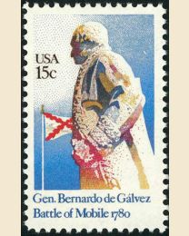 #1826 - 15¢ General Bernardo de Galvez