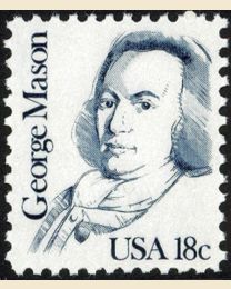 #1858 - 18¢ George Mason