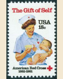 #1910 - 18¢ American Red Cross