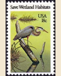 #1921 - 18¢ Great Blue Heron
