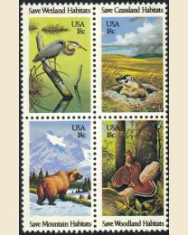 #1921S - 18¢ Wildlife Habitats