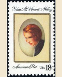 #1926 - 18¢ Edna St. Vincent Millay