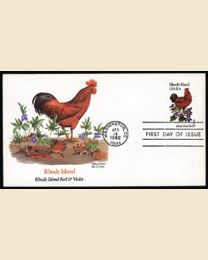#1953 - Birds & Flowers: FDC