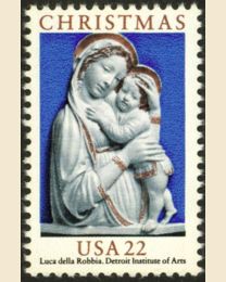#2165 - 22¢ Madonna & Child by della Robbia