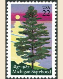 #2246 - 22¢ Michigan Statehood
