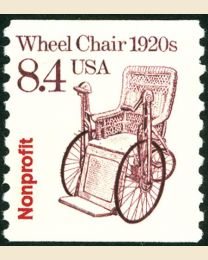 #2256 -  8.4¢ Wheelchair precancelled