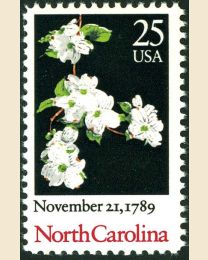 #2347 - 25¢ North Carolina (1989)