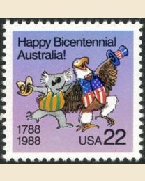 #2370 - 22¢ Australia Bicentennial