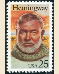 #2418 - 25¢ Ernest Hemingway