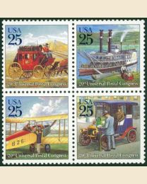 #2434S - 25¢ Classic Mail Transport