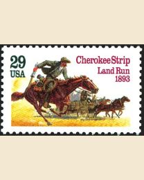 #2754 - 29¢ Cherokee Strip Land Run