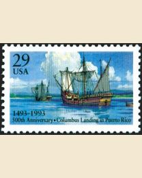 #2805 - 29¢ Columbus Discovers Puerto Rico