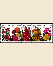 #2829S - 29¢ Summer Flowers booklet
