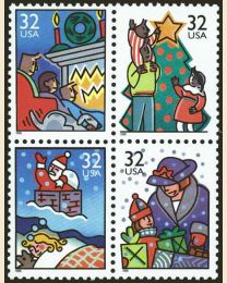 #3108S - 32¢ Christmas: Family Scenes